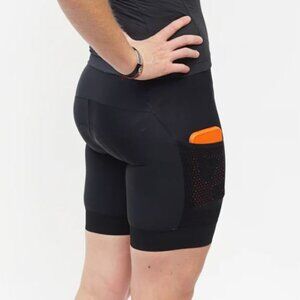 Women's XS Cycling Shorts Padded Black NWT